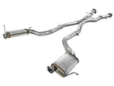 عادم aFe MACHForce XP Cat-Back من الفولاذ المقاوم للصدأ بدون أطراف لسيارة Jeep Grand Cherokee SRT/SRT-8 V8 Hemi 6.4L موديلات 2012-2015